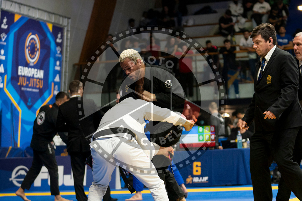 20240124PBB02947 | Fighters compete during the second day of the IBJJF European Championship in Paris, France, on January 24, 2024.