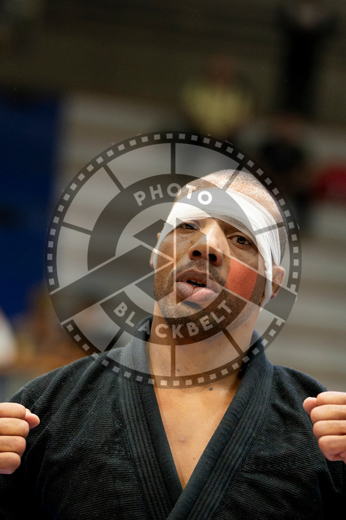 20240124PBB05087 | Fighters compete during the second day of the IBJJF European Championship in Paris, France, on January 24, 2024.