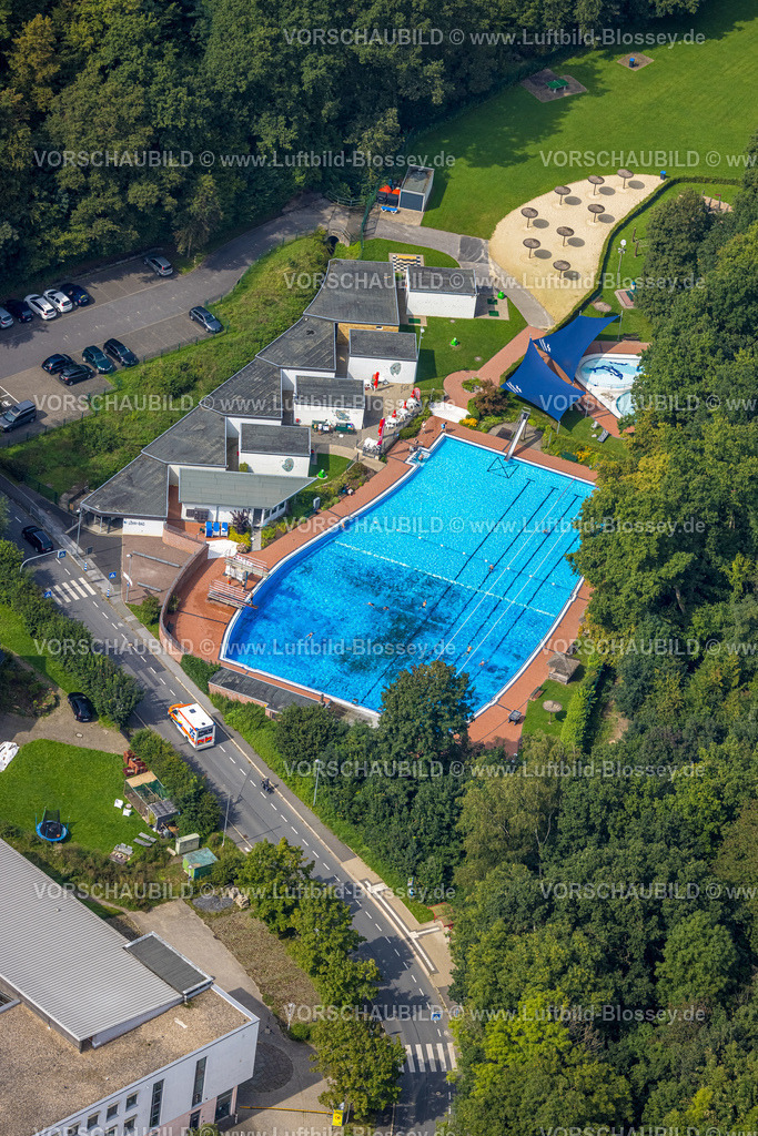 Froendenberg230901888 | Luftbild, Freibad Löhnbad, Fröndenberg, Fröndenberg, Ruhrgebiet, Nordrhein-Westfalen, Deutschland