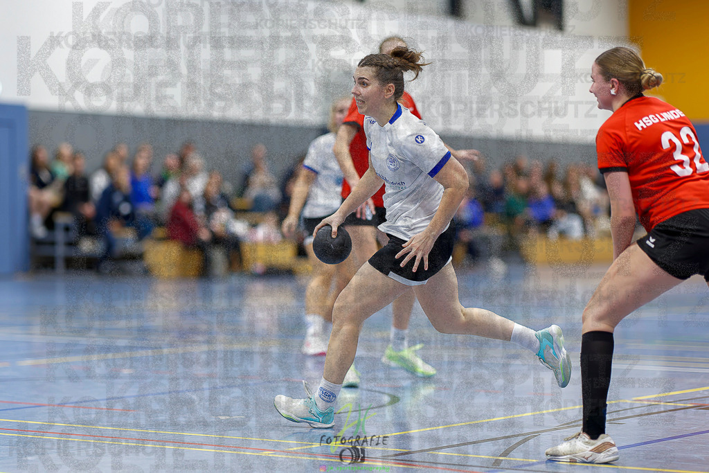 Frauen 2. Bezirksklasse; SG Rechtenbach - HSG Linden II | Frauen 2. Bezirksklasse; SG Rechtenbach - HSG Linden II am 16.11.2025 in Rechtenbach (Sporthalle Rechtenbach)Photo © 2025 - Jörg Heinrich - Realisiert mit Pictrs.com