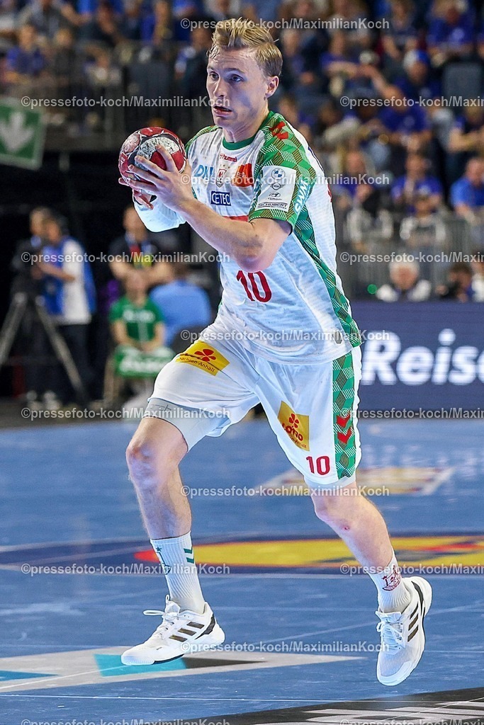 xSSCx18042602015 | 18.04.2026, xsscx, Handball, DHB-Pokal Lidl Final4, Halbfinale, Bergischer HC - SC Magdeburg, Saison 2025 / 2026 Herren, Lanxess Arena, Köln: Gisli Kristjansson (SC Magdeburg #10) Photo: xSandraxScherningxPressefotoKochx
