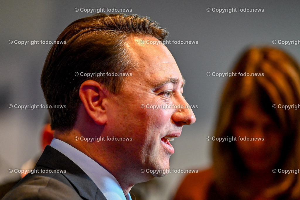 Pressewahldienst Linz zur Nationalratswahl 2024_ 29.09.2024-33 | 29.09.2024, Ursulinenhof Linz AUT, Nationalratswahl 2024, Pressewahldienst im Bild LH-Stv. Manfred Haimbuchner (FP)