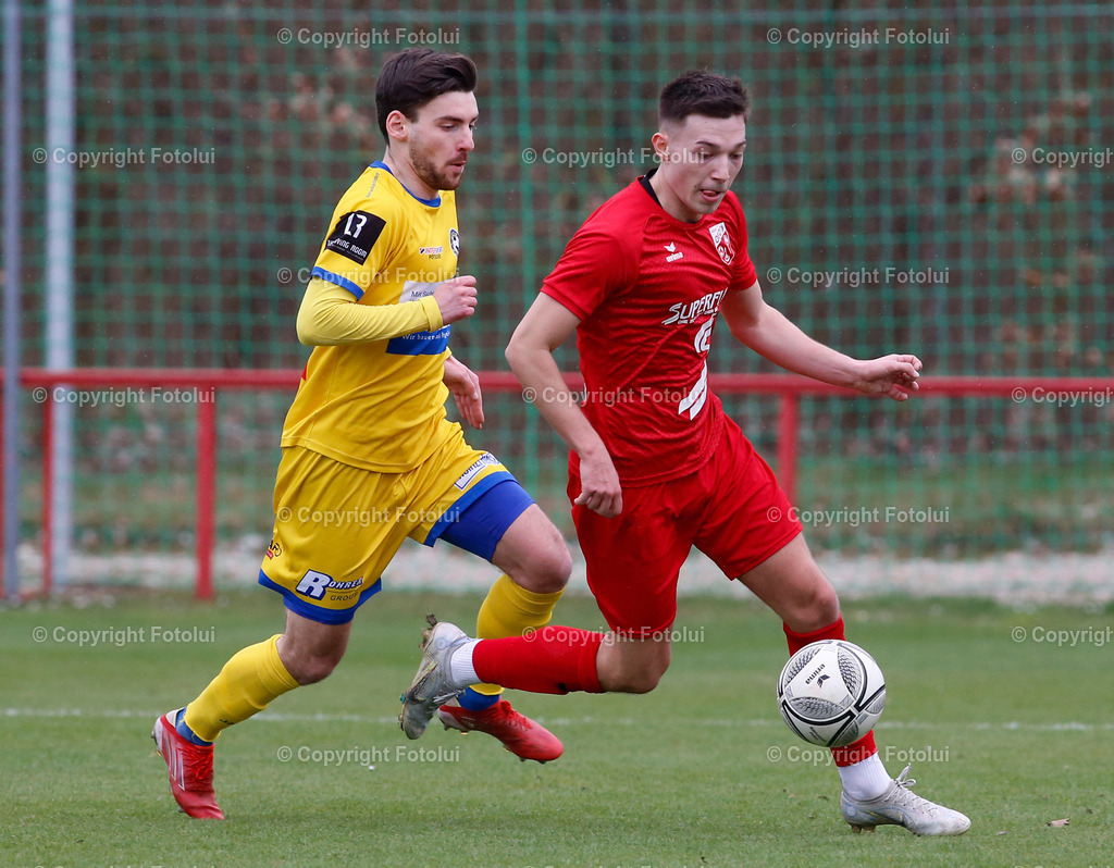 A_LUI_26032023_25 | SPORT,FUSSBALL LL.OST ASKOE OEDT 1B-PUTZLEINSDORF 26.03.2023 IM BILD:DINO KOVACEVIC  (OEDT1B) UND JULIAN AIGLSDORFER  (PUTZLEINSDORF) FOTO:FOTOLUI