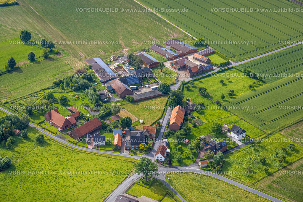 Hamm220602211 | Luftbild, Ortsansicht Osttünnen, Rhynern, Hamm, Ruhrgebiet, Nordrhein-Westfalen, Deutschland