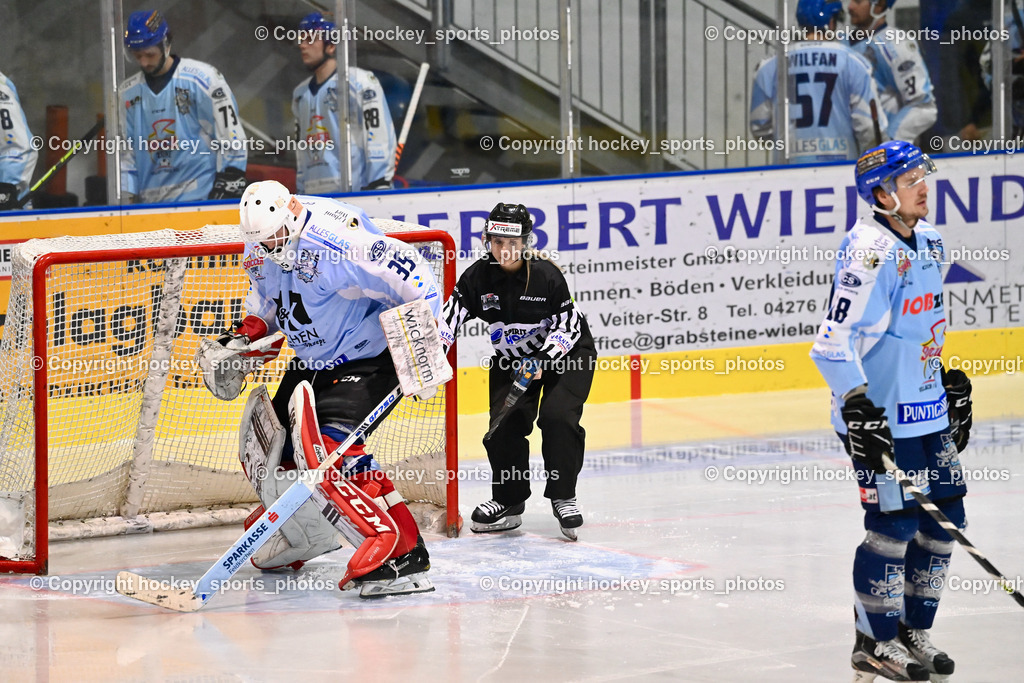 ESC Steindorf vs. EHC Althofen 22.2.2023 | #35 Mayrobnig Marco, Klemm Anja Referee