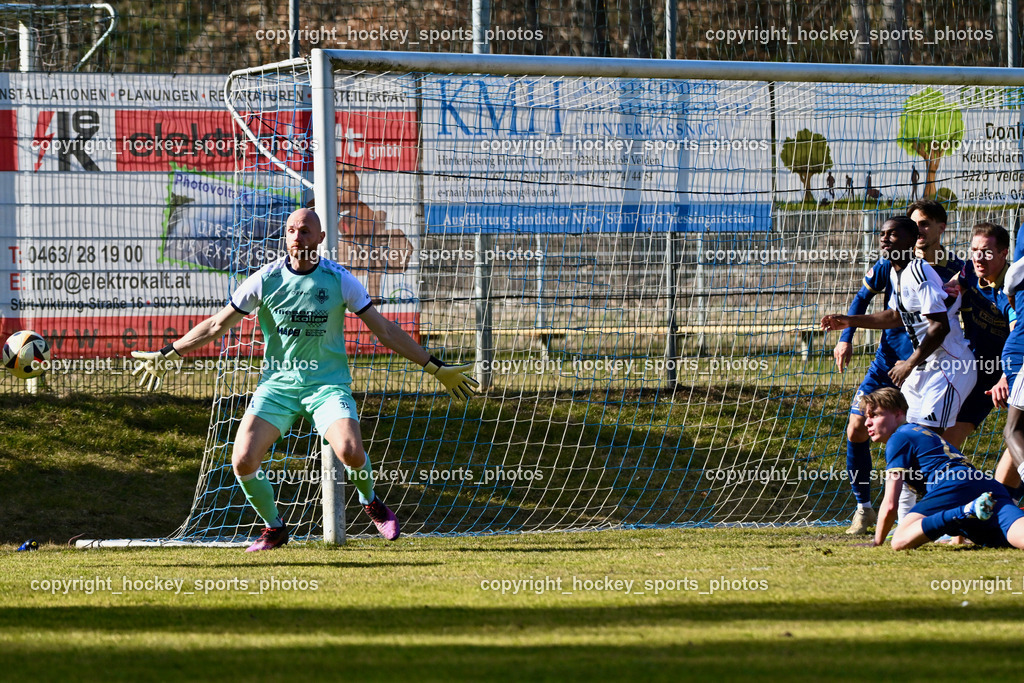 ATUS Velden vs. SPG LASK Amateure OÖ | #31 Alexander Kofler ATUS Velden, #23 Ralph Roman Scheer ATUS Velden, #8 Fabian Kopeinig ATUS Velden, ATUS Velden vs. SPG LASK Amateure OÖ, ATUS Velden vs. SPG LASK Amateure OÖ am 07.03.2026 in Velden (Wald Arena Velden), Austria, (Photo by Bernd Stefan)