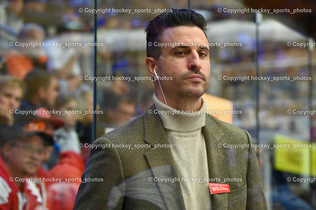 EC IDM Wärmepumpen VSV vs. EC KAC  | Asisstentcoach EC KAC David Fischer, EC IDM Wärmepumpen VSV vs. EC KAC , EC IDM Wärmepumpen VSV vs. EC KAC  am 27.10.2024 in Villach (Stadthalle Villach), Austria, (Photo by Bernd Stefan)