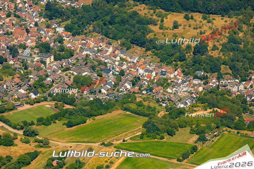 Das Luftbild zeigt :  Glattbach - Die Luftaufnahme wurde 2023 vom UL-Flugzeug aus erstellt ( keine Drohne ) - Hochauflösende Luftaufnahme - Für grossformatige Ausdrucke geeignet. Die Geschenkidee !Mit Lizenz und Bildrechte bestellbar