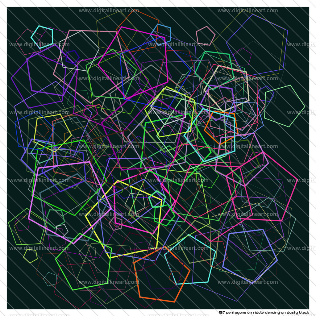 157-pentagons-riddle-dancing-on-dusty-black | digitallineart - Realisiert mit Pictrs.com