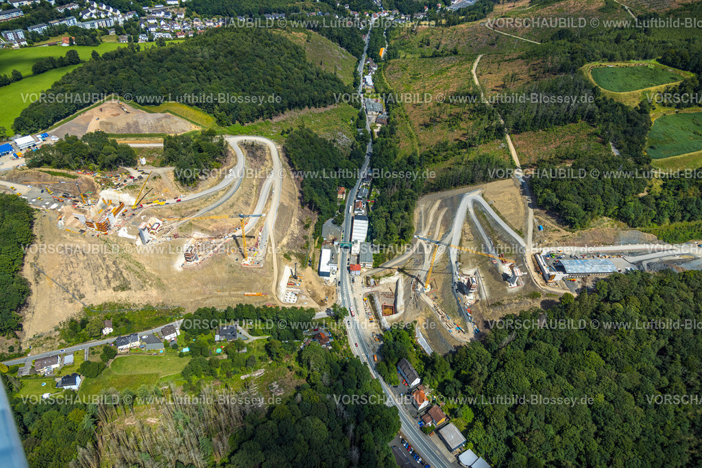 Luedenscheid240709146 | Lüdenscheid, Rahmedetalbrücke, A45, Sauerlandlinie, Sauerland, Nordrhein-Westfalen, Deutschland