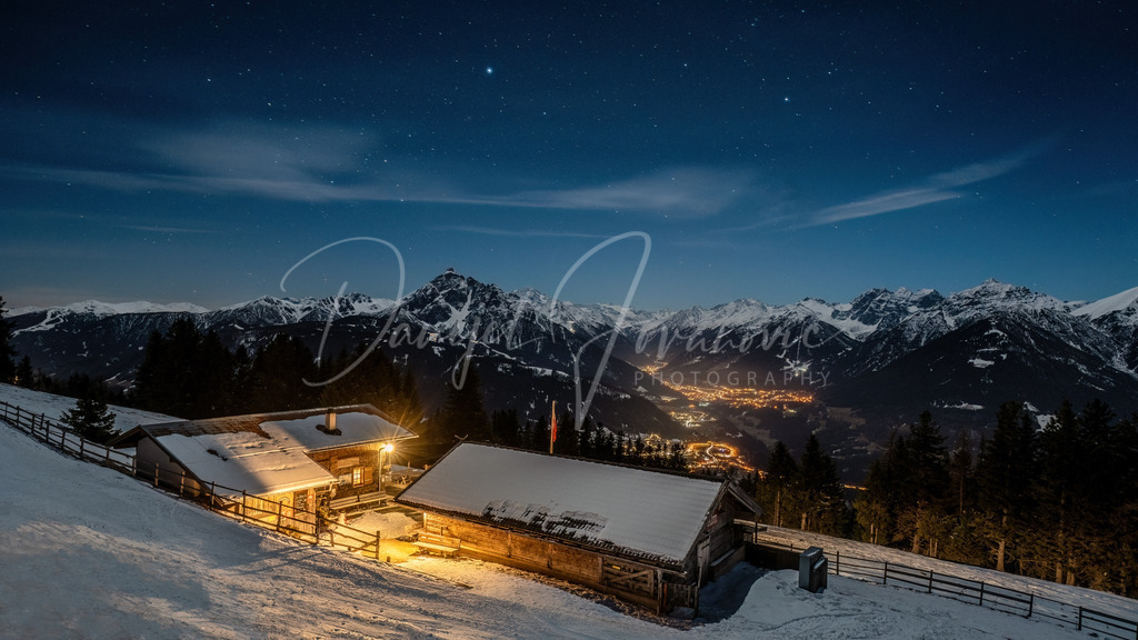 Patscher Alm | Helle Mondnacht auf der Patscher Alm