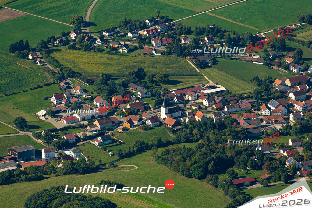 Die Luftaufnahme Gansheim - Marxheim wurde 2021 mittels Flugzeug (keine Drohne) erstellt. Hohe Auflösung -für große Poster und Wandbilder geeignet!