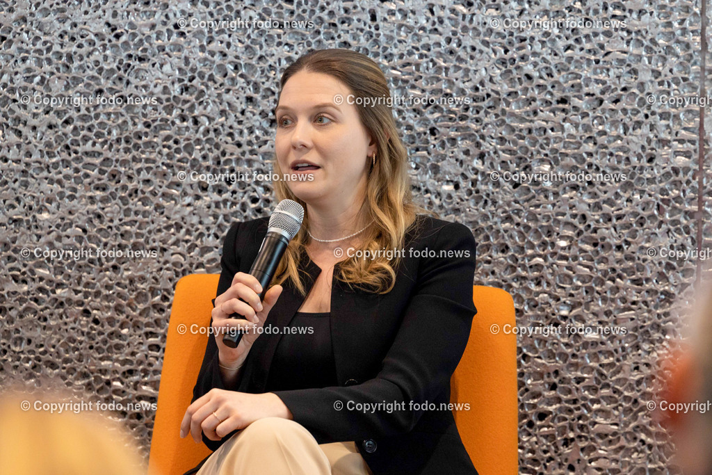 BKAÄ-Enquete_ JKU Med Campus I_ 10.05.2023-17 | 10.05.2023, Linz, AUT, JKU medLOFT, Arbeitsplatz Spital, wie die Jungen künftig arbeiten wollen, im Bild Cornelia Sitter (Turnusärztin in Steyr)