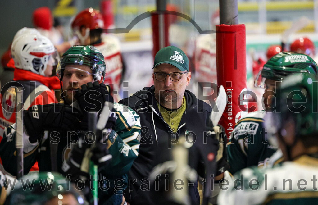 2025-09-12_167_TSV_Erding_gegen_EV_Landshut | Erding, Deutschland, 12.09.2025:Eishockey, Oberliga Süd 2025 / 2026, Testspiel, TSV Erding gegen EV Landshut, Endergebnis: 4:6Foto: Christian Riedel / fotografie-riedel.net