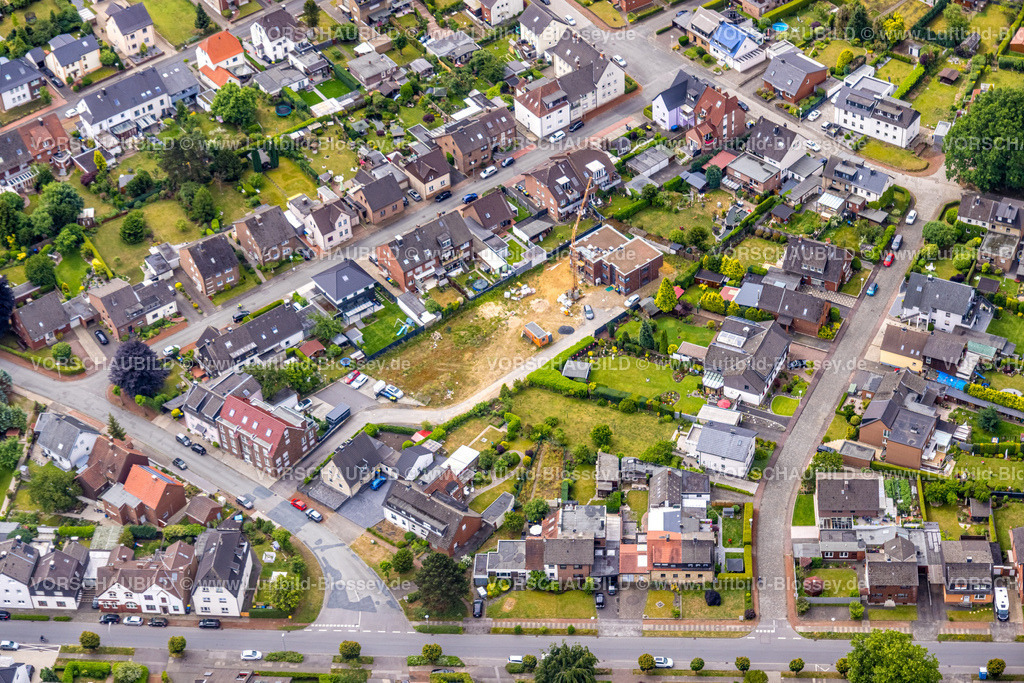 Haltern220604354 | Luftbild, Baustelle und Neubau Auf der Heide / Akazienweg, Haltern-Stadt, Haltern am See, Ruhrgebiet, Nordrhein-Westfalen, Deutschland