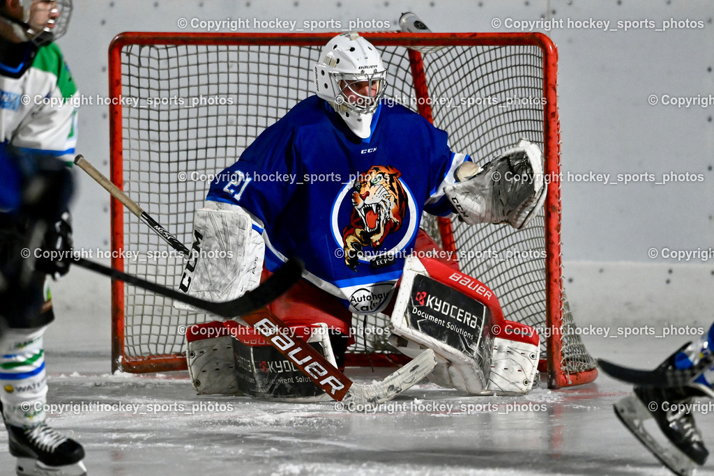 EC Tigers Paternion vs. EC Feld am See Ledenitzen | #21 Lesacher Jürgen EC Tigers Paternion, EC Tigers Paternion vs. EC Feld am See Ledenitzen, EC Tigers Paternion vs. EC Feld am See Ledenitzen am 19.01.2025 in Villach (Eisplatz Paternion), Austria, (Photo by Bernd Stefan)