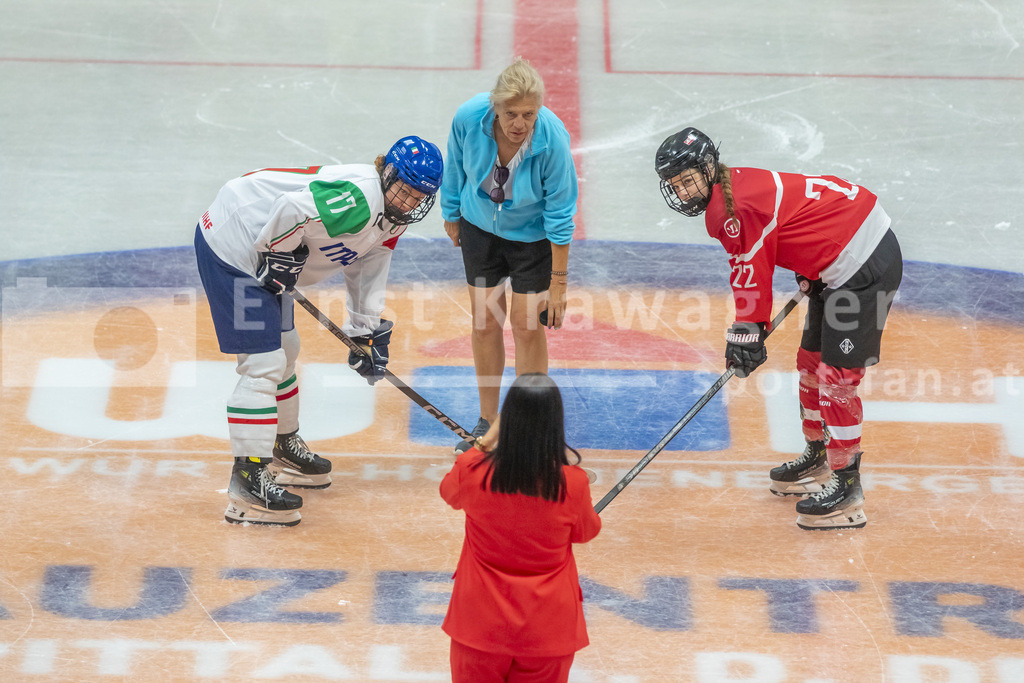 Dameneishockey | Dameneishockey, U18 Turnier am 31.08.2024 in Spittal (Eis-Sport-Arena - Sportzentrum Spittal), Austria, (Photo by Ernst Krawagner sport-fan.at) - Realisiert mit Pictrs.com