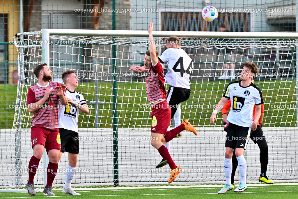 SV Spittal vs. VST Völkermarkt 5.4.2024 | #6 Lukas Ladinig VST Völkermarkt, #7 Ralph Roman Scheer SV Spittal, #17 Daniel Ulrich Primusch VST Völkermarkt, #44 Miha Kostanjsek SV Spittal, #10 Adrian Steurer SV Spittal, SV Spittal vs. VST Völkermarkt 5.4.2024, SV Spittal vs. VST Völkermarkt am 05.04.2024 in Spittal an der Drau (Goldeck Stadion), Austria, (Photo by Bernd Stefan)