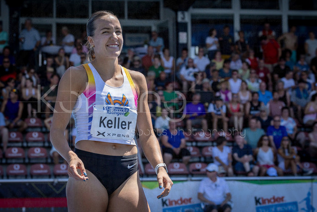 Multisport Event; Ratingen, 28.06.2026 | RATINGEN, GERMANY - JUNE 28, 2026 : Lexie Keller (USA / United States) competing in the Long jump during the Multisport Event at Stadion Ratingen on June 28, 2026 in Ratingen, Germany.