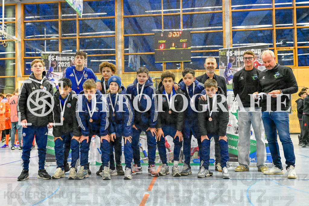GER, Begegnung, Fussball, U14 Hallenturnier, PS-Immo-Cup 2026, 18.01.2026 | TH Fotografie