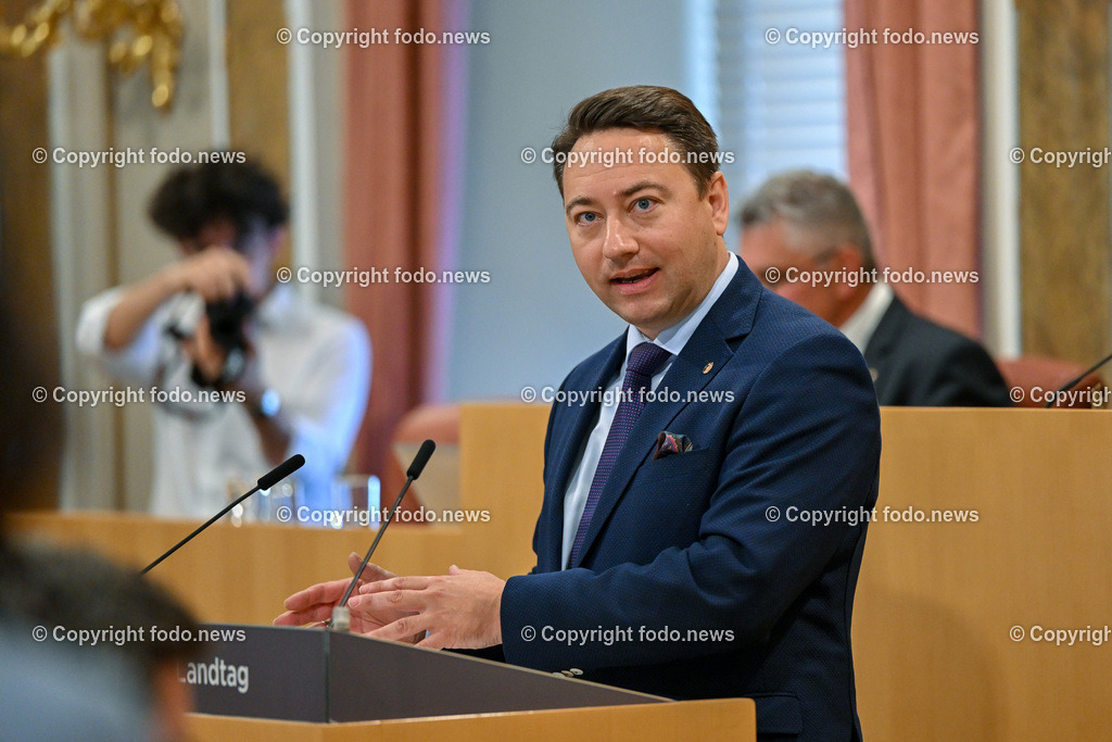 Landhaus Linz_ Promenade_ Landtagssitzung_ 15.06.2023-67 | 15.06.2023, Landhaus Linz AUT, Promenade, Landtagssitzung, im Bild LH-Stv. Manfred Haimbuchner (FP)