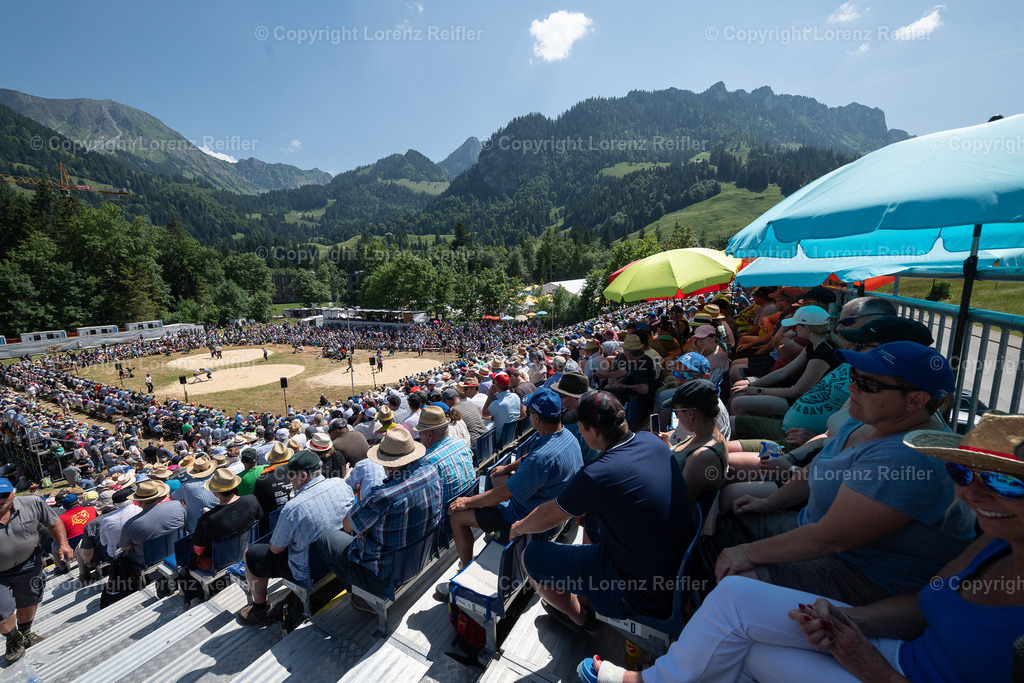 Schwingen -  Schwarzseeschwinget 2025 | Schwarzsee, 22.6.25, Schwingen - Schwarzseeschwinget.