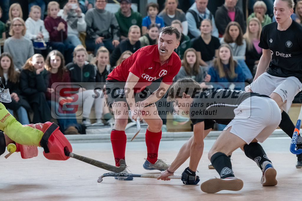 HK_20250202_102393 | 2. Bundesliga Halle Herren Club Raffelberg - Schwarz Weiss Köln am 2.2.2025 Halle am Raffelberg, Duisburg ,
