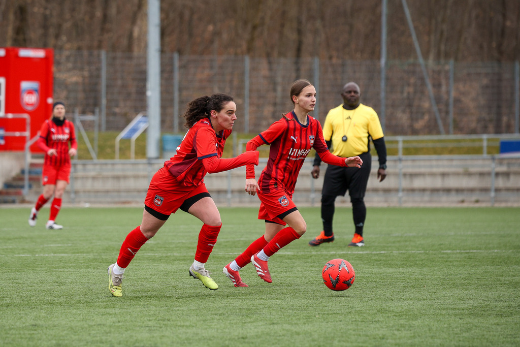 20260329-FCH-HS_022 | 1.FC Heidenheim 1846 II vs. SGM Hohenmemmingen/Sontheim, Fußball, Frauen, Bezirksliga, 2025/2026, 14. Spieltag, 29.03.2026 in Heidenheim, Kunstrasen b. Voith-Arena West(Foto: Michael Bulling) - Realisiert mit Pictrs.com