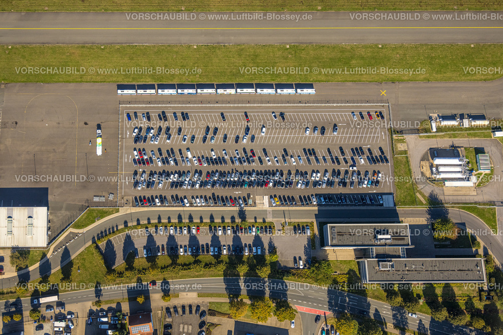 Dortmund220900493Flughafen | Luftbild, Neuer Standort Parklatz P3, Flughafen Dortmund Airport, Wickede, Dortmund, Ruhrgebiet, Nordrhein-Westfalen, Deutschland