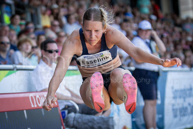 Multisport Event; Ratingen, 28.06.2026 | RATINGEN, GERMANY - JUNE 28, 2026 : Marijke Esselink (NED / Netherlands) competing in the heptathlon’s long jump during the Multisport Event at Stadion Ratingen on June 28, 2026 in Ratingen, Germany.
