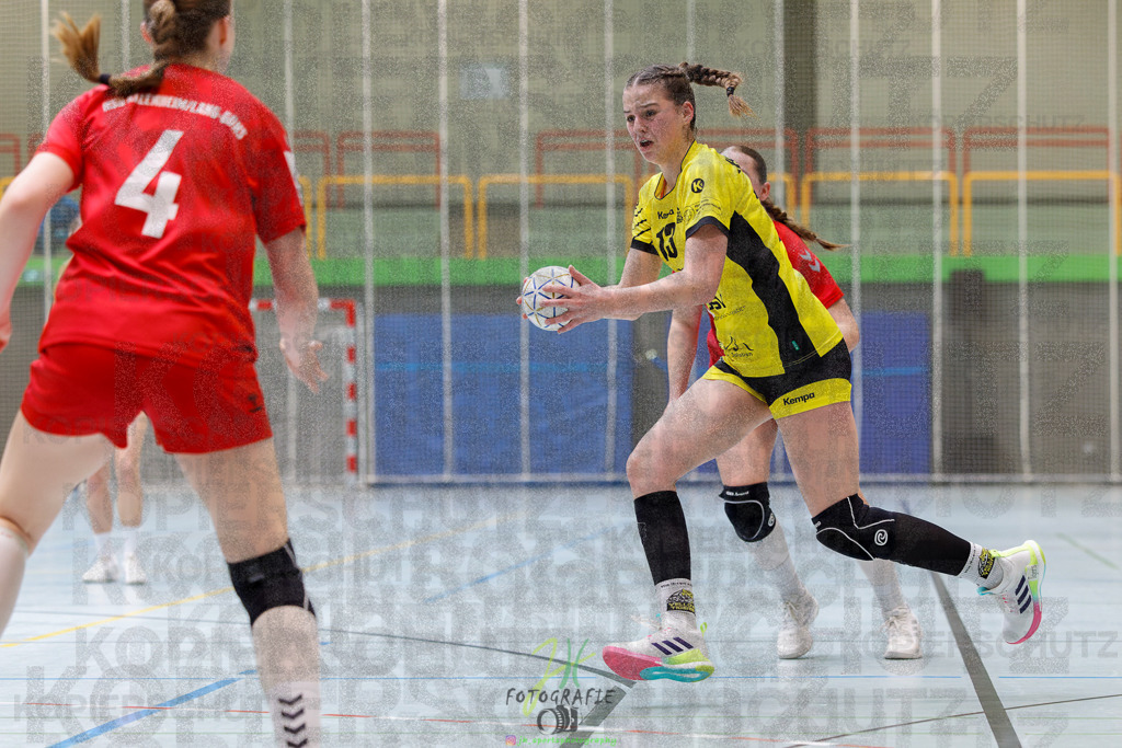 Hessenmeisterschaft wJC - Finale; HSG Kleenheim - HSG Weiterstadt/ Braunsh.Worf. | Hessenmeisterschaft wJC - Finale; HSG Kleenheim - HSG Weiterstadt/ Braunsh.Worf. am 22.03.2025 in Biedenkopf (Sporthalle Lahntalschule)Photo © 2025 - Jörg Heinrich - Realisiert mit Pictrs.com