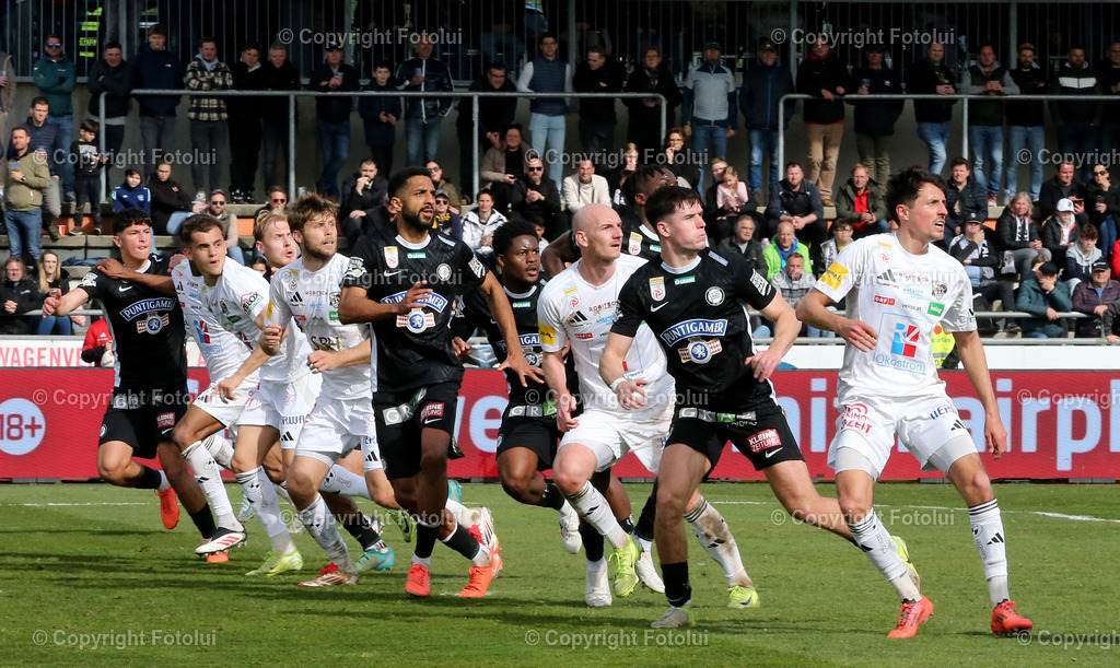 A_LUI_300325-13 | SPORT FUSSBALL ADMIRAL BUNDESLIAG RZ PELLETS WAC-SK STURM GRAZ  30.03.2025 IM BILD : TORRAUMSZENE FOTO:FOTOLUI/MW