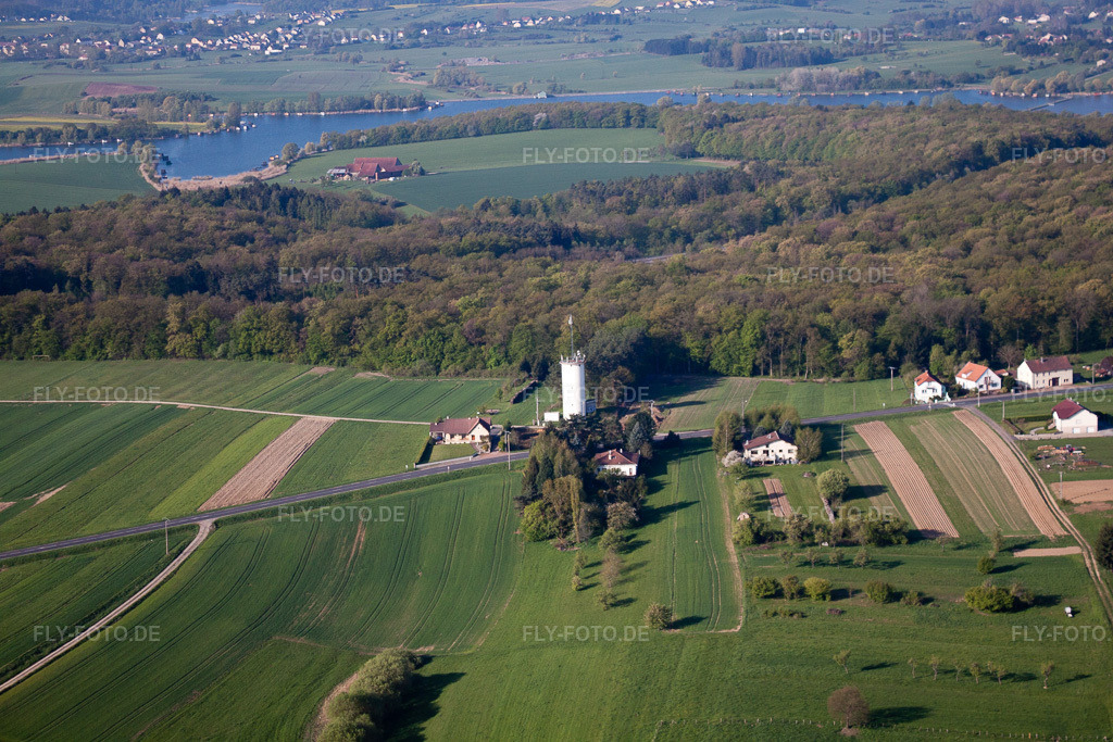 Luftbild: Ortsansicht in Ernestviller im Bundesland Moselle in Frankreich. Foto: IMG_39661.jpg vom 16.04.2011 durch Werner Riehm/FLY-FOTO.de
