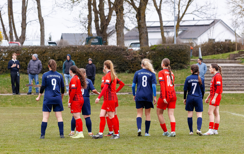 HÄRFCH_260404_3-32 | FC Härtsfeld 03 vs. 1.FC Heidenheim 1846 II, Fußball, Frauen, Bezirksliga, 2025/2026, 11. Spieltag, 04.04.2026 in Dunstelkingen (Foto: Michael Bulling) - Realisiert mit Pictrs.com