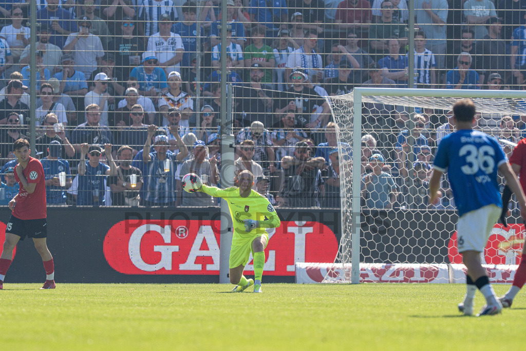 Stuttgarter Kickers vs. SG Sonnenhof Großaspach, Fussball, WFV-Pokal, Finale, 23.05.2026 | Maximilian Reule (SG Sonnenhof Großaspach, #01),Stuttgarter Kickers vs. SG Sonnenhof Großaspach, Fussball, WFV-Pokal, Finale, 23.05.2026