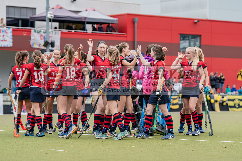 HK_20231022_903098 | Platz 3 Deutsche Meisterschaft Feld WU16 Berliner HC - Harvestehuder THC am 22.10.2023 DHC, Düsseldorf ,