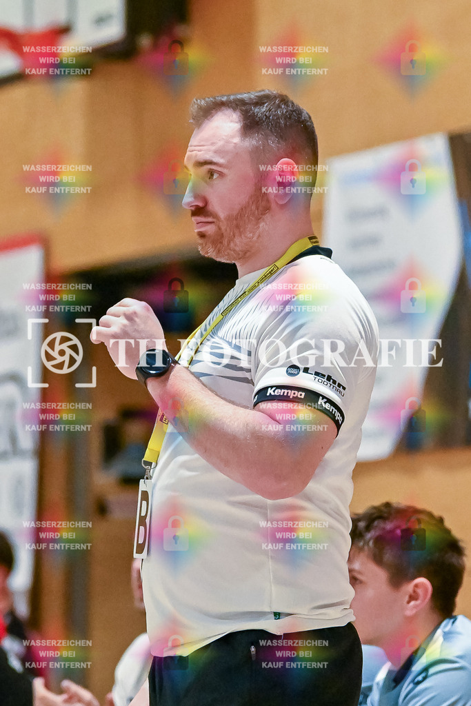 GER, SG Maulburg/Steinen - TuS Ringsheim, Handball, Landesliga Suedbaden, 22. Spieltag, Saison 2024/2025, 23.03.2025 | Andre Leuchtmann (SG Maulburg/Steinen, #13)GER, SG Maulburg/Steinen - TuS Ringsheim, Handball, Landesliga Suedbaden, 22. Spieltag, Saison 2024/2025, 23.03.2025Foto: TH Fotografie/Thomas Hess