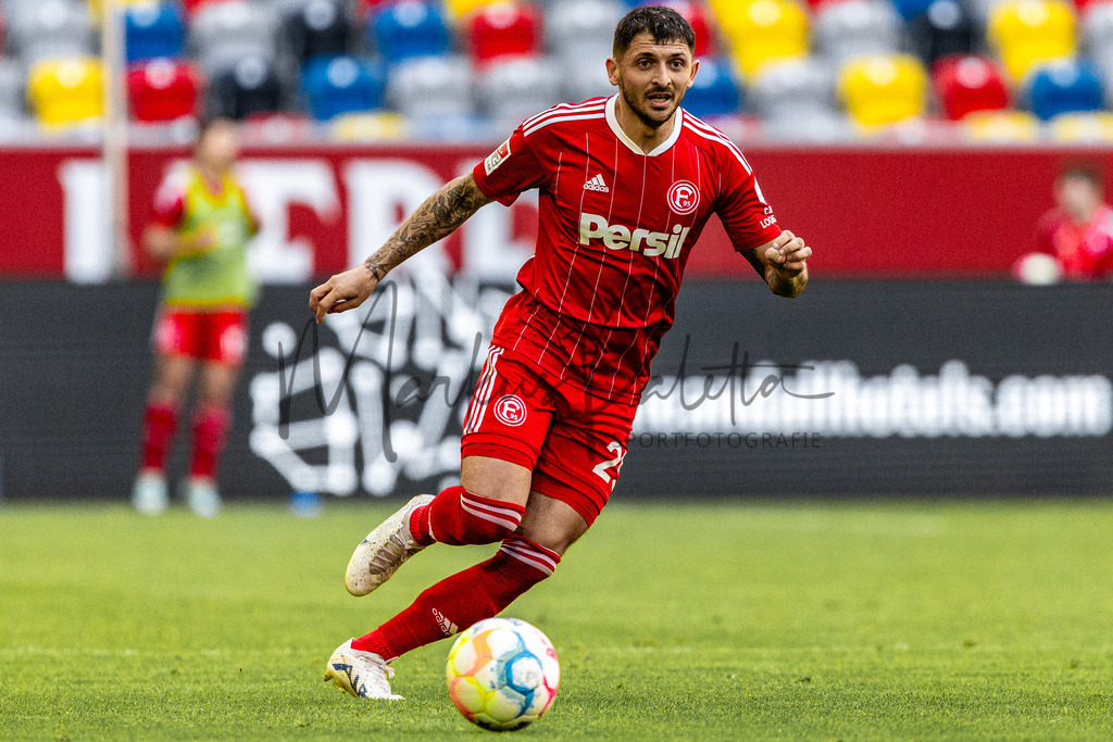 Fortuna Düsseldorf vs. Karlsruher SC | Düsseldorf, 30.04.2023: 2. Bundesliga, 30. Spieltag, Fortuna Düsseldorf gegen Karlsruher SC in der Merkur Arena in Düsseldorf. Foto: sportfotografie.ms | Markus Paletta - Realisiert mit Pictrs.com