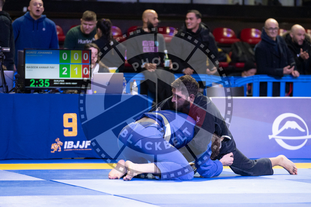20240119PBB1262 | Fighters compete during the IBJJF European Championship in Paris, France, on January 19, 2024.
