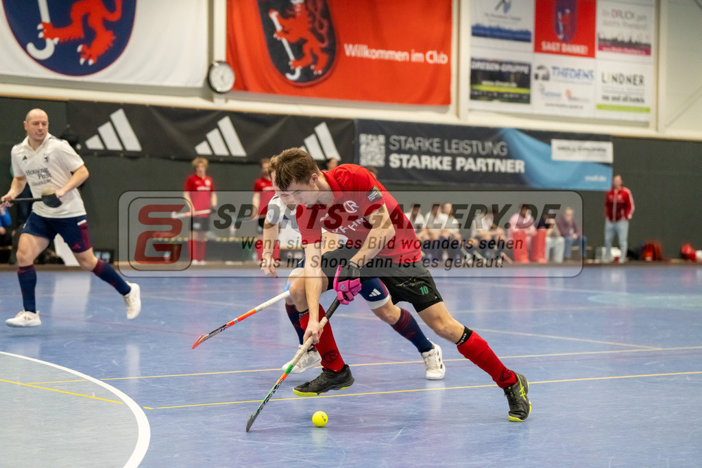 HK_20250201_102199 | 2. Bundesliga Halle Herren Düsseldorfer HC - Club Raffelberg am 1.2.2025 Halle am Seestern, Düsseldorf ,