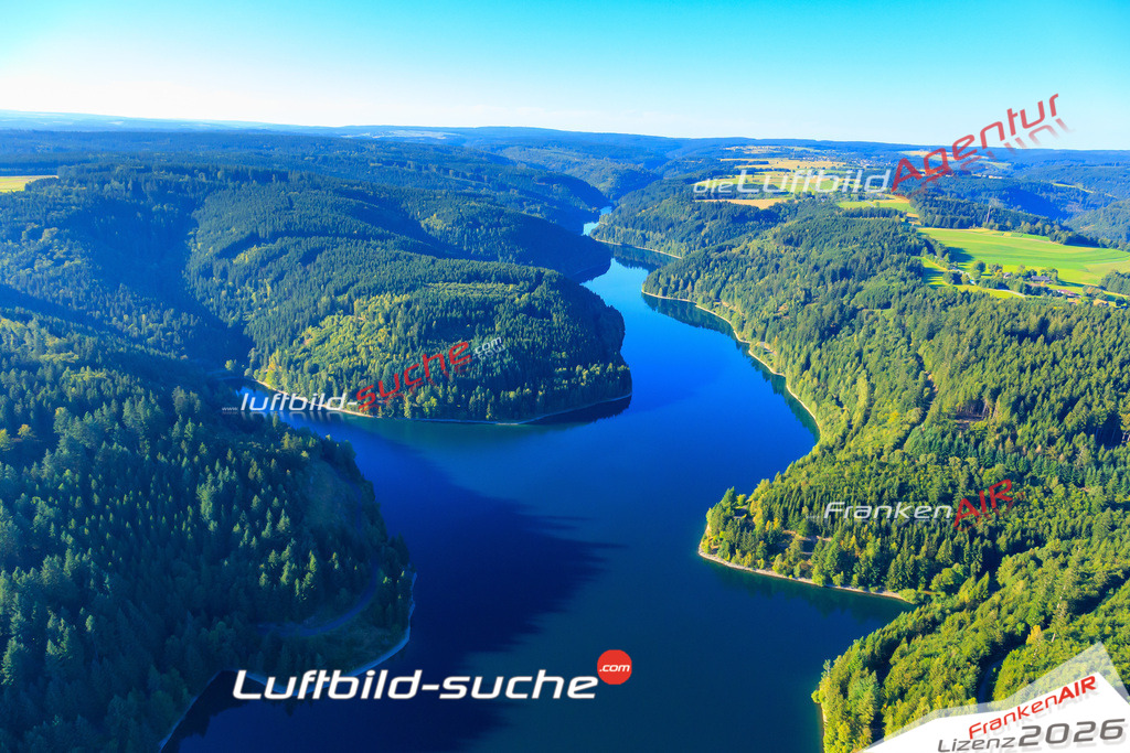 Die Luftaufnahme Koeteltalsperre -  wurde vom UL-Flugzeug (keine Drohne) aus fotografiert.Hohe Druck- Auflösung-die Geschenkidee!