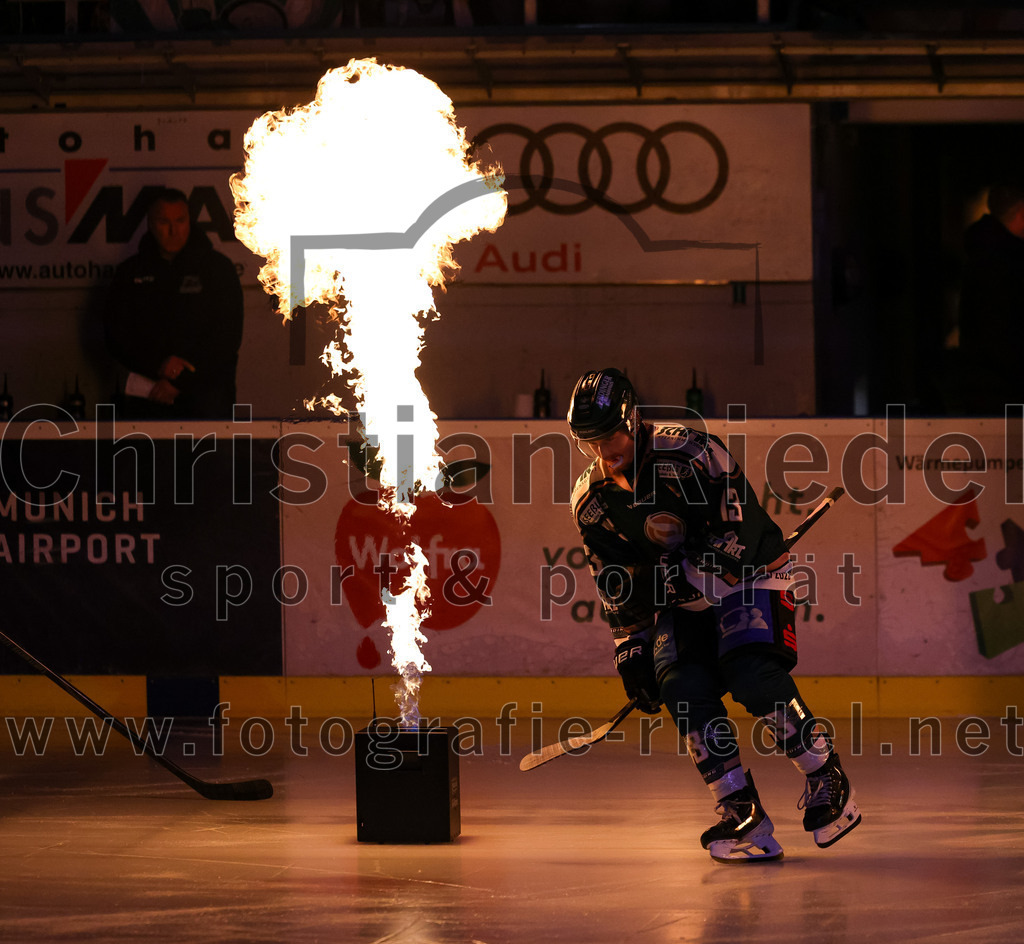 2026-01-30_004_TSV_Erding_gegen_EHF_Passau_Black_Hawks | Erding, Deutschland, 30.01.2026:Eishockey, Oberliga Süd 2025 / 2026, 42. Spieltag, TSV Erding gegen EHF Passau Black Hawks, Endergebnis: 2:6Björn Salhi (Erding Gladiators, #13)Foto: Christian Riedel / fotografie-riedel.net