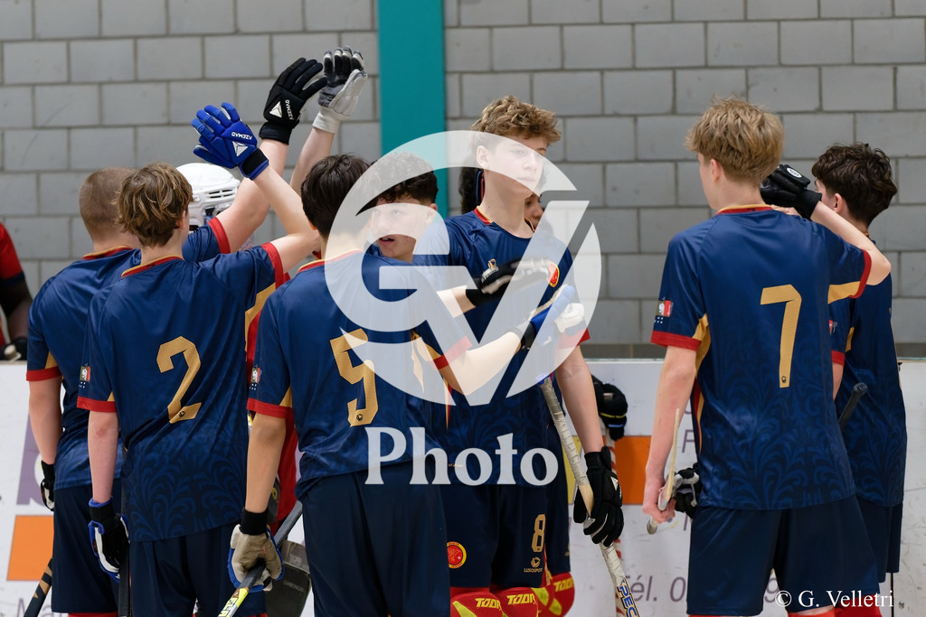 U17  - SC Thunerstern  v Geneve RHC A  |  during the U17  match between SC Thunerstern  and Geneve RHC A  at Centre sportif de la queue d'arve in Geneve, Switzerland