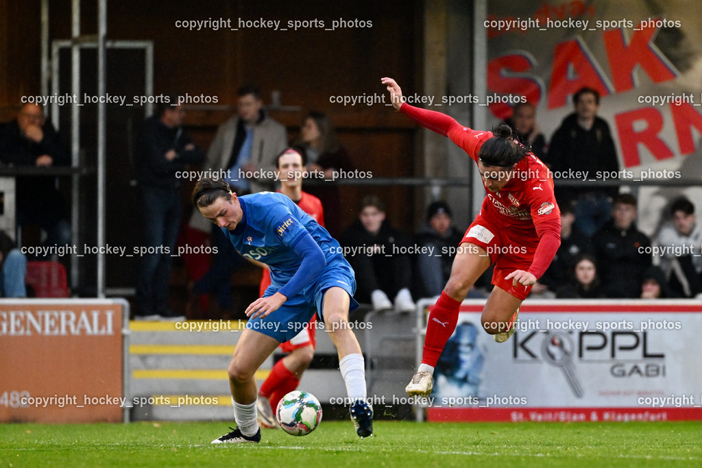 SAK vs. KAC 1909 | #5 Jakob Geister SAK, #4 Patrick Legner KAC, SAK vs. KAC 1909, SAK vs. KAC 1909 am 17.04.2025 in Klagenfurt (Sportpark Welzenegg), Austria, (Photo by Bernd Stefan)