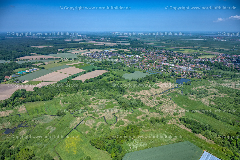Horneburg_Auetal_ELS_7912280523 | BLIEDERSDORF 28.05.2023 Uferbereiche am Flußverlauf " Aue " in Bliedersdorf im Bundesland Niedersachsen, Deutschland. // Riparian zones on the course of the river " Aue " in Bliedersdorf in the state Lower Saxony, Germany. Foto: Martin Elsen