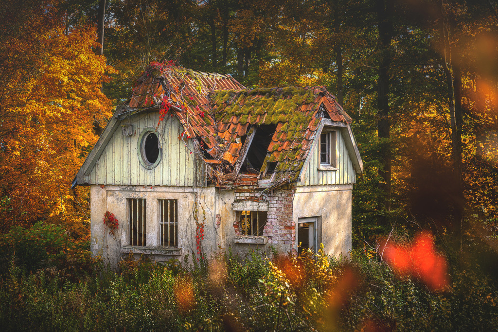Lost Place Tiny House | Wandbilder - Florian Läufer - Realisiert mit Pictrs.com