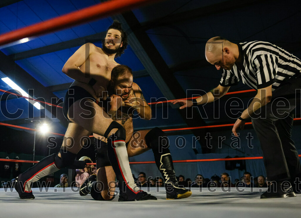 2023-03-11_169_EWS_Wrestling_ERDING | Erding, Deutschland, 11.03.2023:
Wrestling, Saison 2023, EWS Wrestling ERDING

Foto: Christian Riedel / fotografie-riedel.net