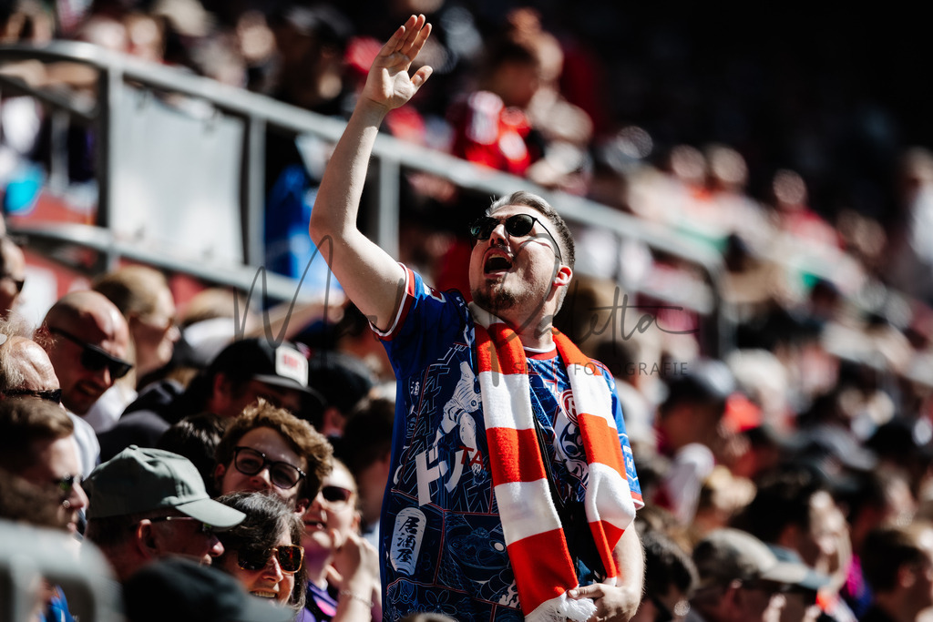 2. Bundesliga, Saison 2024/25, 28. Spieltag: Fortuna Düsseldorf - SC Preußen Münster | Düsseldorf, 05.04.2025: 2. Bundesliga, 28. Spieltag, Fortuna Düsseldorf gegen SC Preußen Münster in der Merkur Spiel-Arena in Düsseldorf. Foto: sportfotografie.ms | Markus Paletta - Realisiert mit Pictrs.com