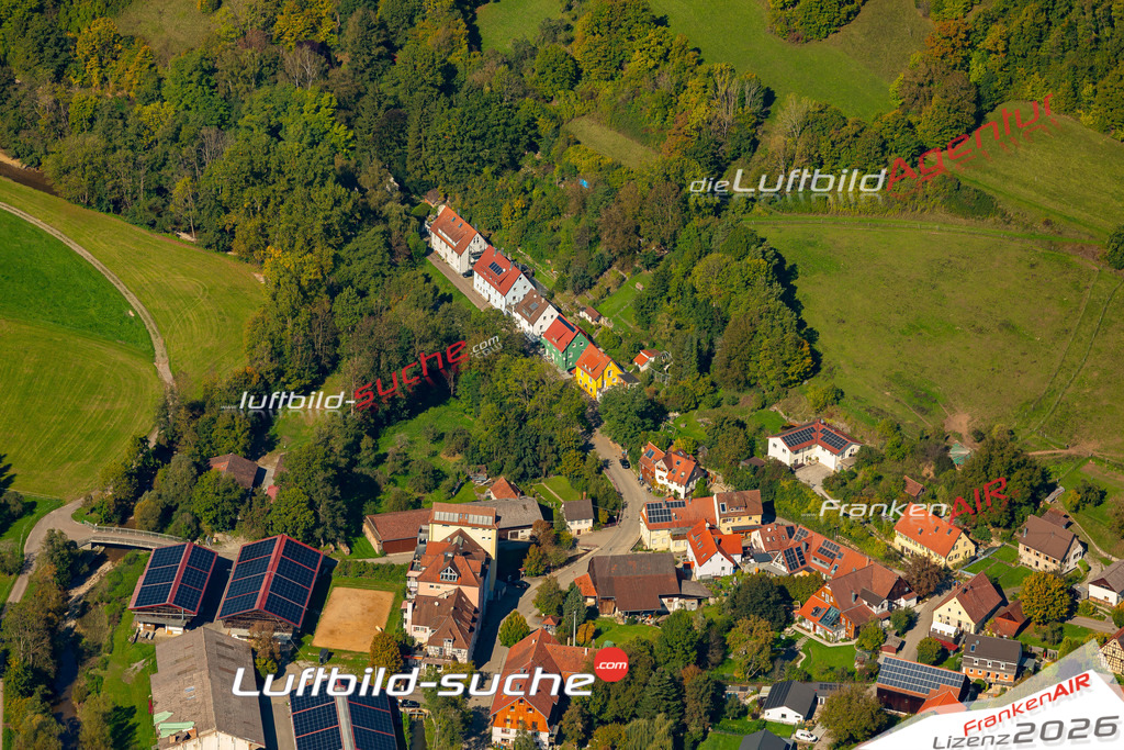 Luftbild Vs Google Maps  Hopfach  Wolpertshausen -Das Luftbild wurde 2025 vom UL-Flugzeug heraus erstellt ( keine Drohne ) - Hochauflösende Luftaufnahme -Nicht vergleichbar mit Google Maps oder Satelittenbilder- Die Geschenkidee !Mit Lizenz und Bildrechte bestellbar