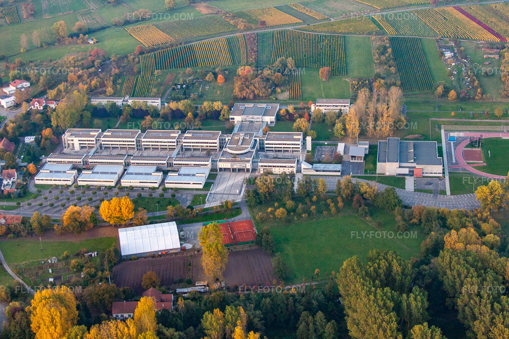 Aerial view: Lycée Stanislas in the district Altenstadt in Wissembourg in the state Bas-Rhin, France.Photo: IMG_54271.jpg taken on 10/21/2012 by Werner Riehm/FLY-FOTO.comResolution of the original: 4752 x 3168 px